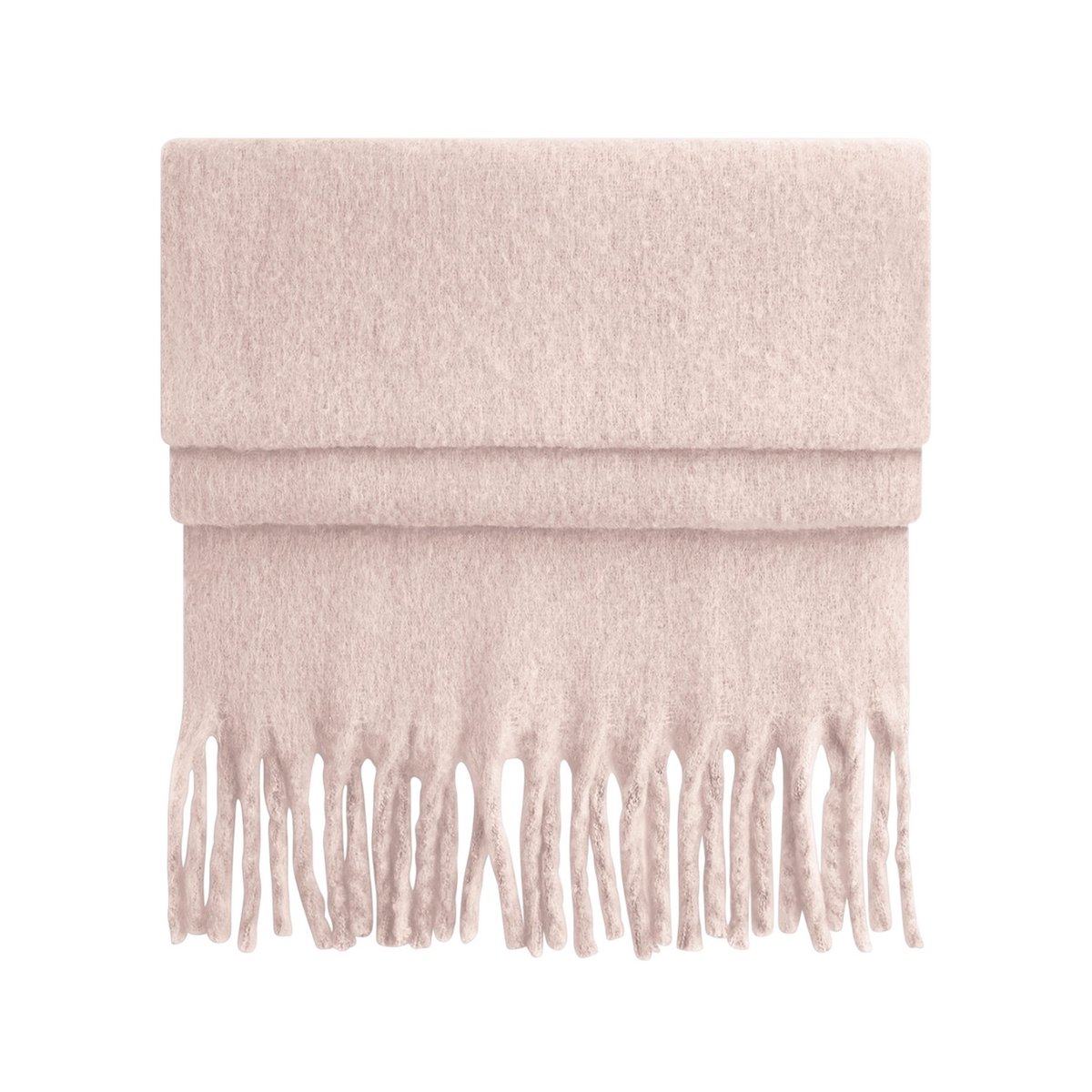 Écharpe motif/style duveteux rose clair, BEECHFIELD