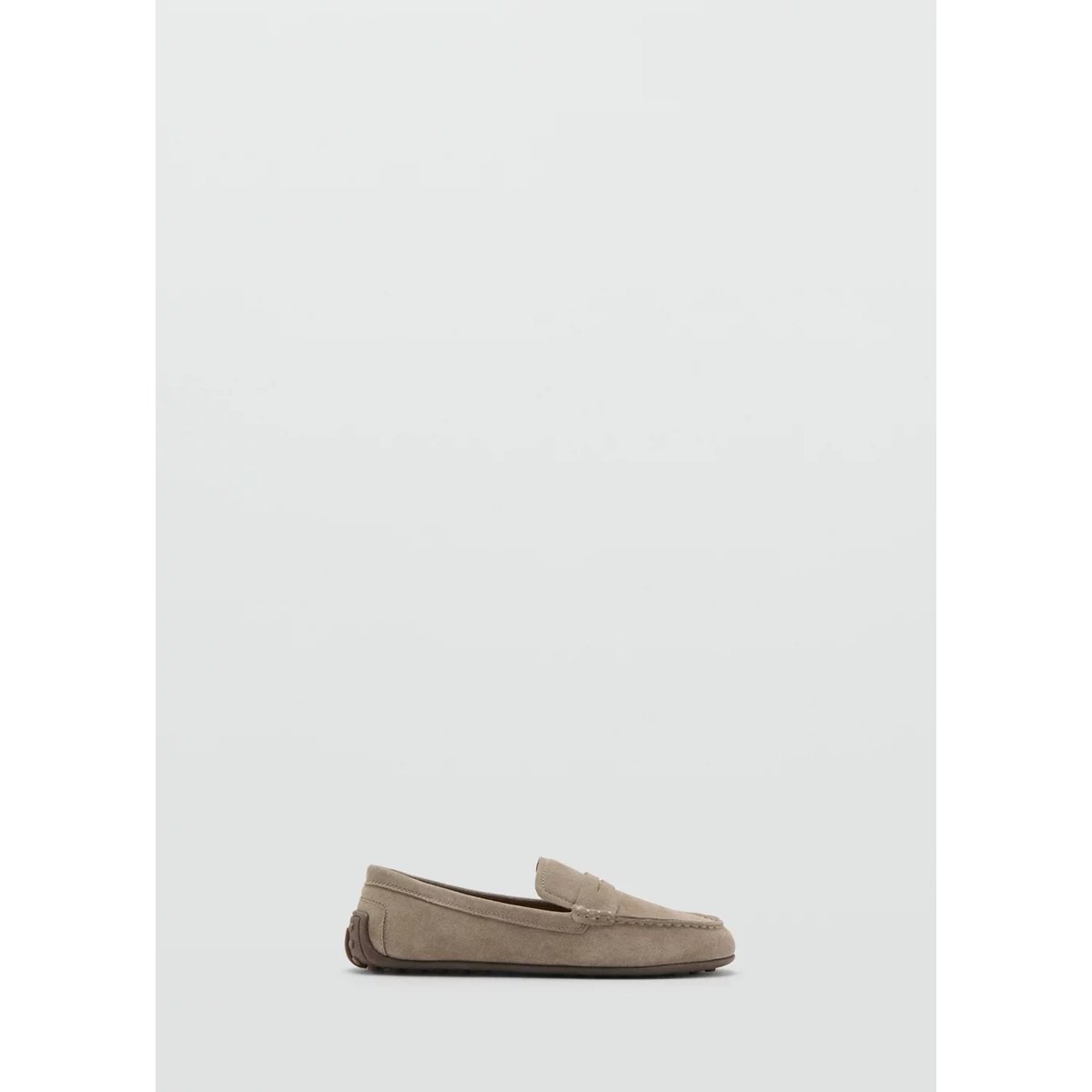 Mocassins cuir sable, MANGO KIDS