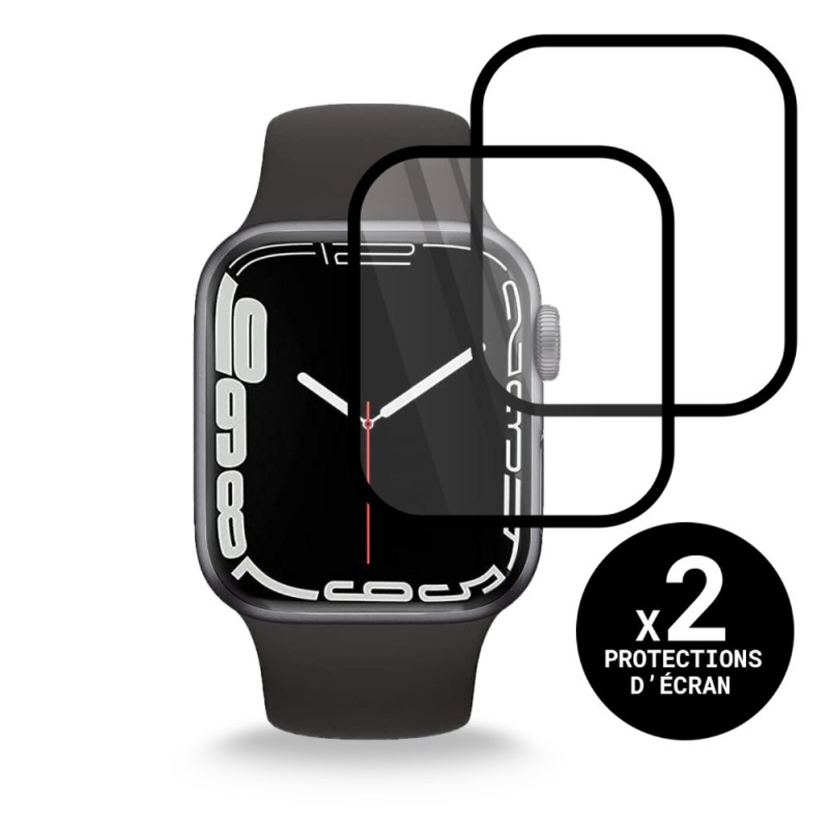 Lot de vitres de protection Montre Connectée Watch Series 4/5/6/se 40 Mm transparente, EVETANE