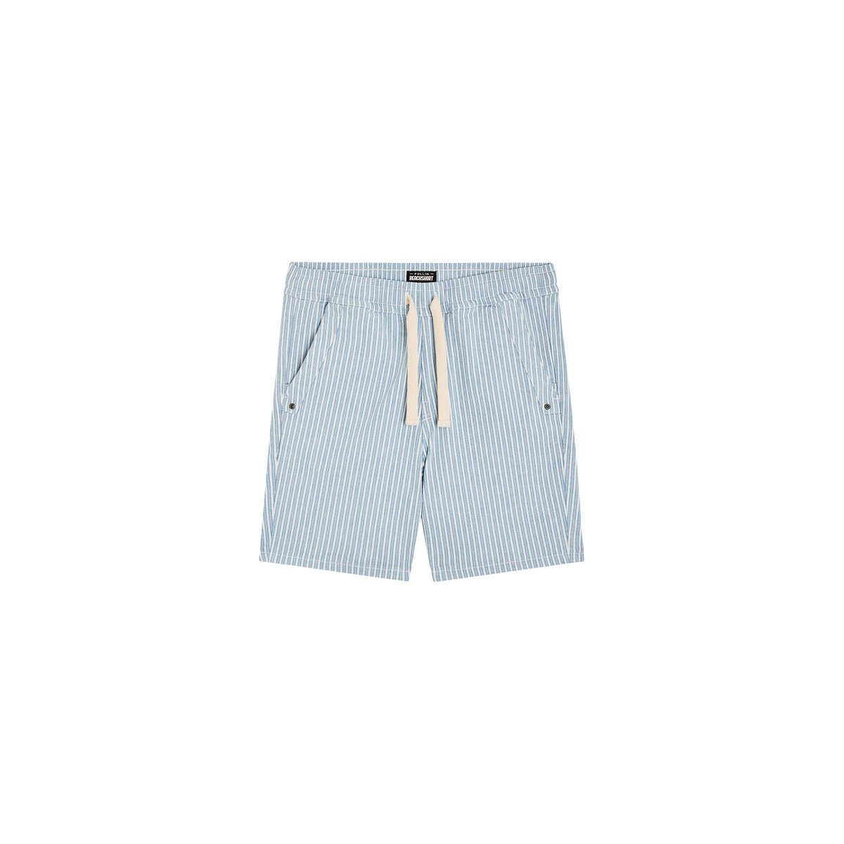SHORT LOOSE LTSTRIPE raye bleu, PULLIN