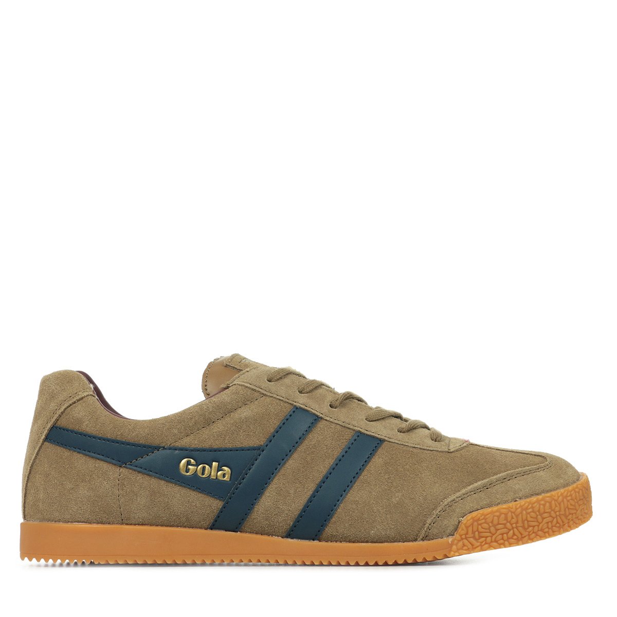 Basket Harrier Suede tobacco navy burgundy, GOLA