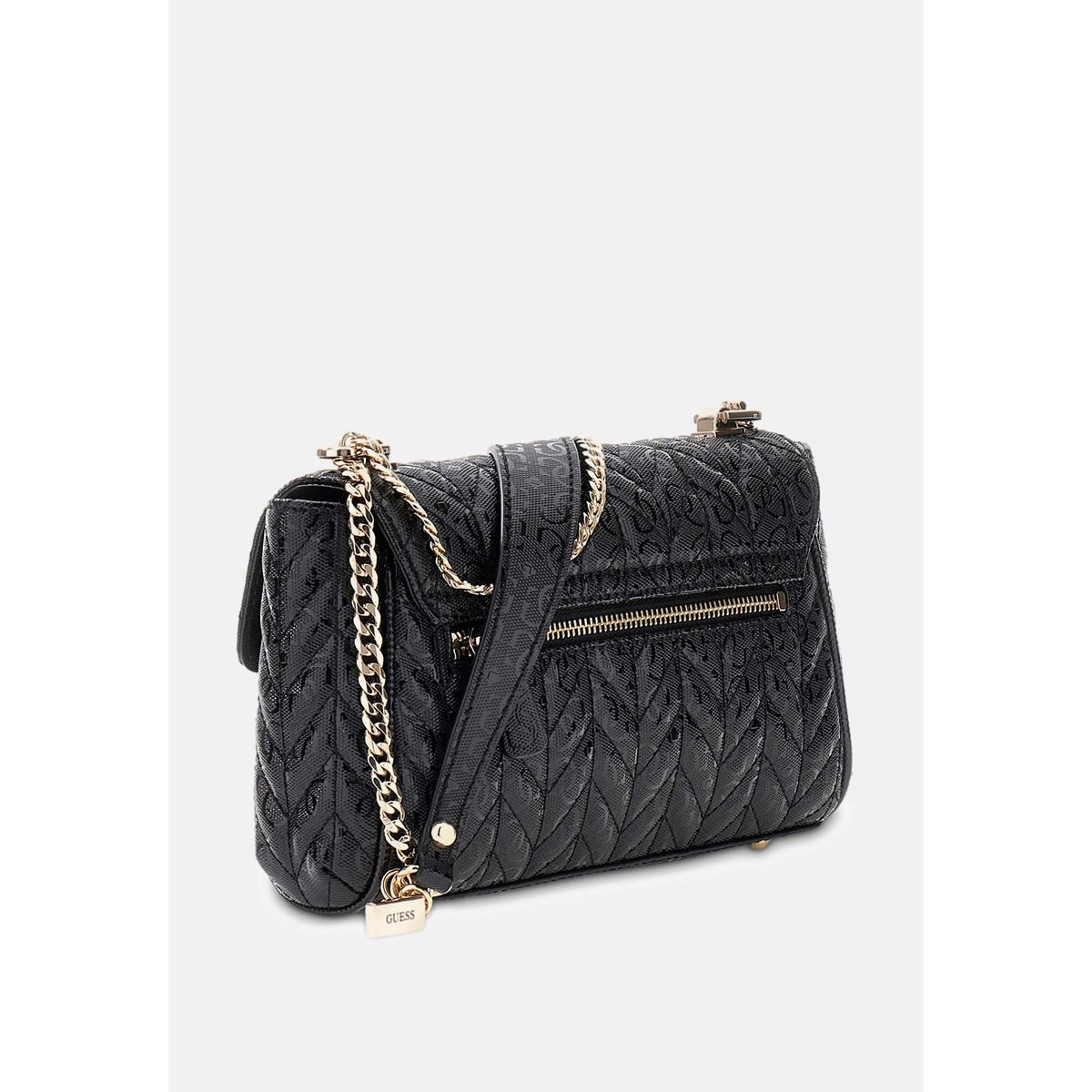Sac Stacey Crossbody noir, GUESS