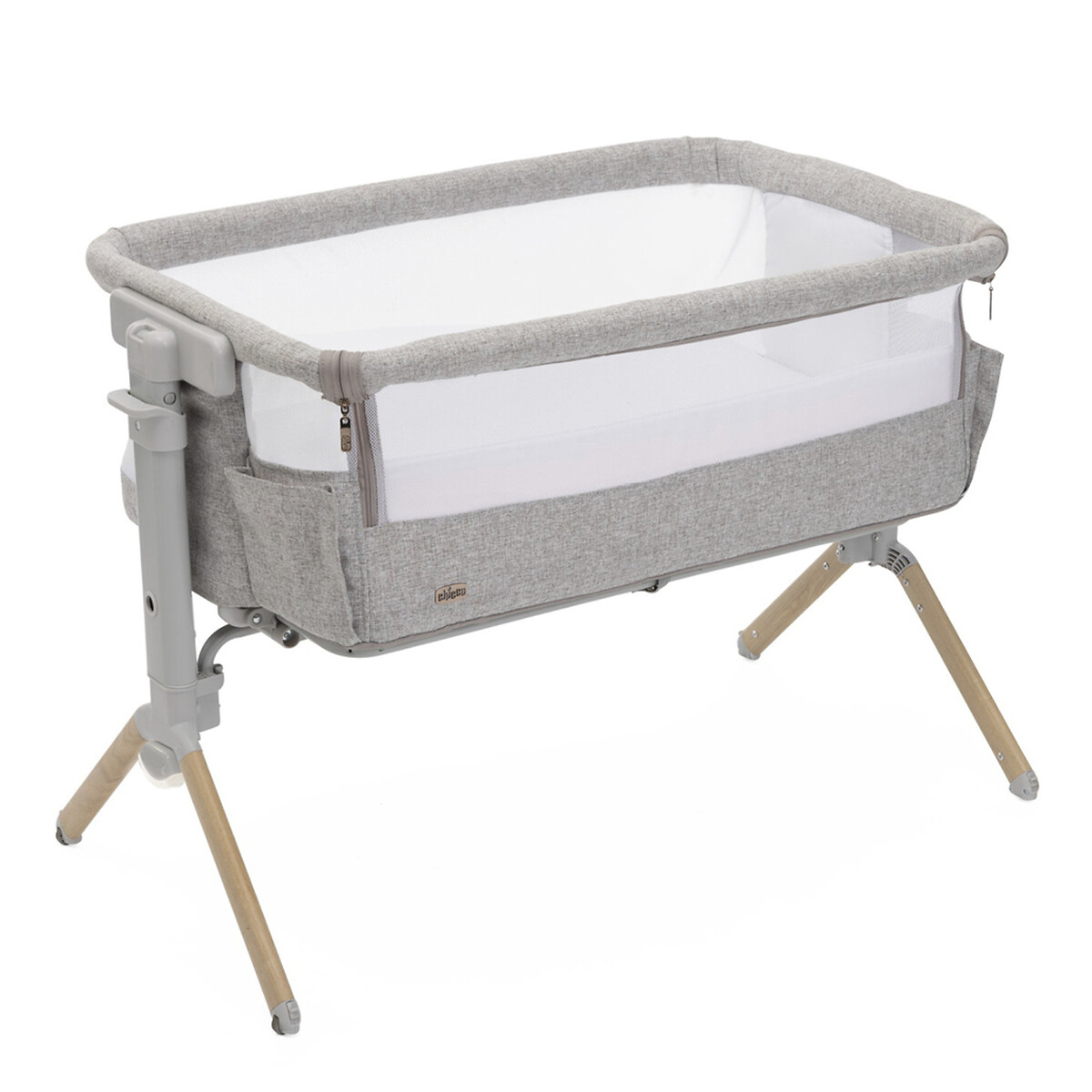 Next2Me Armonia Bedside Crib brown , CHICCO