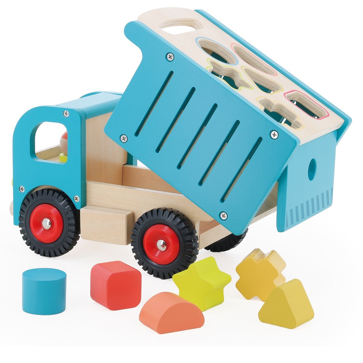 Camion des formes bleu, VILAC