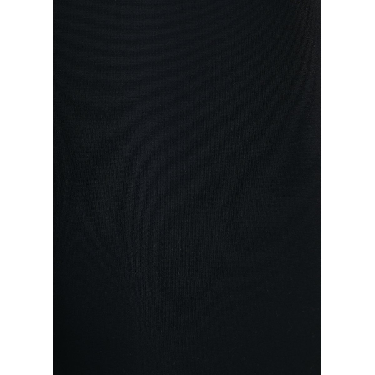 Robe longue asymétrique en jersey noir, HUMILITY