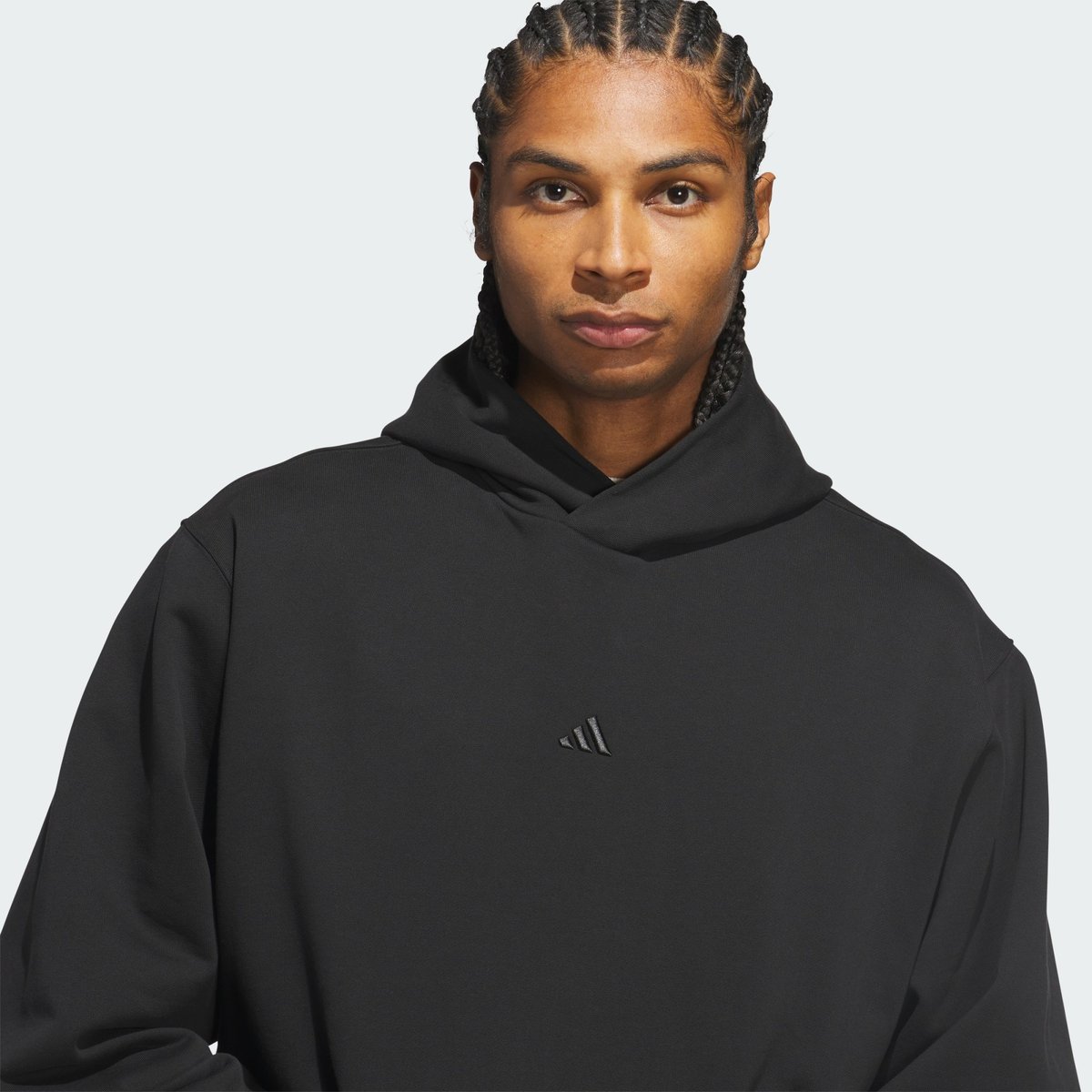 Hoodie Molleton Adidas Basketball Hoodie Molleton Adidas Basketball black, adidas Performance