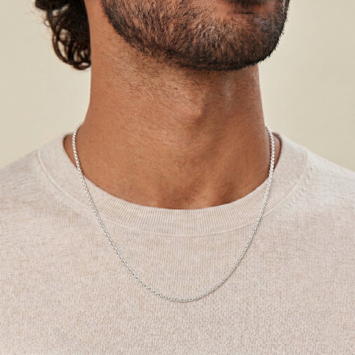 Collier Homme argenté, LOUIS PION
