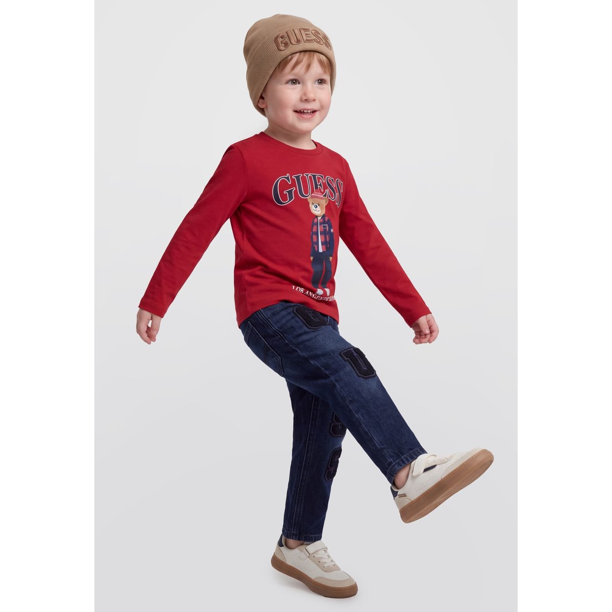 T-Shirt Imprimé rouge, GUESS KIDS