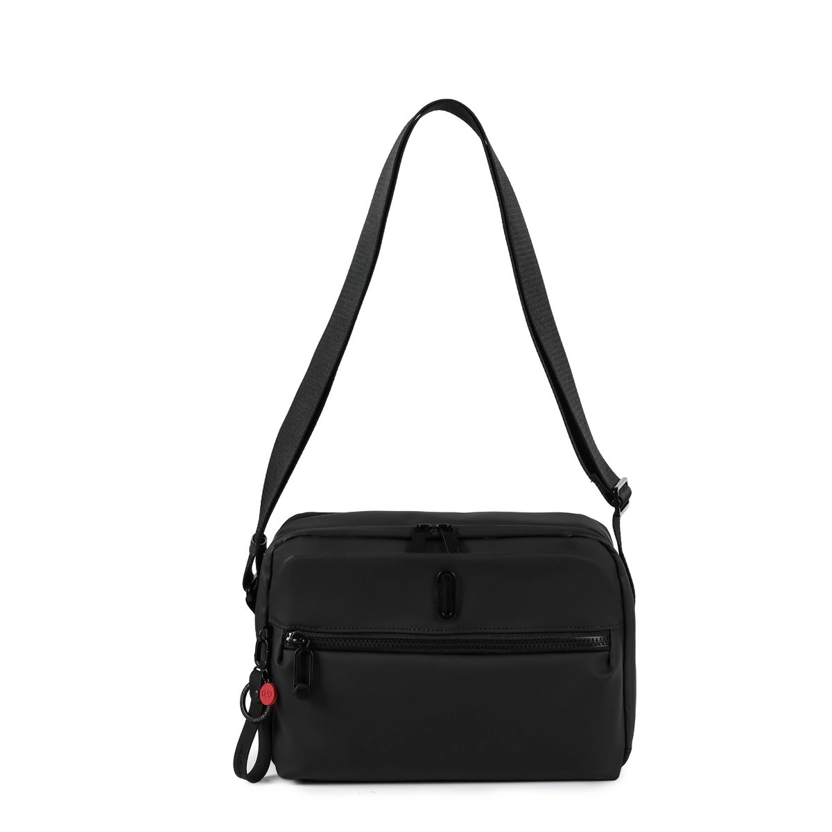 Sac bandoulière horizontal avec protection RFID black, HEDGREN