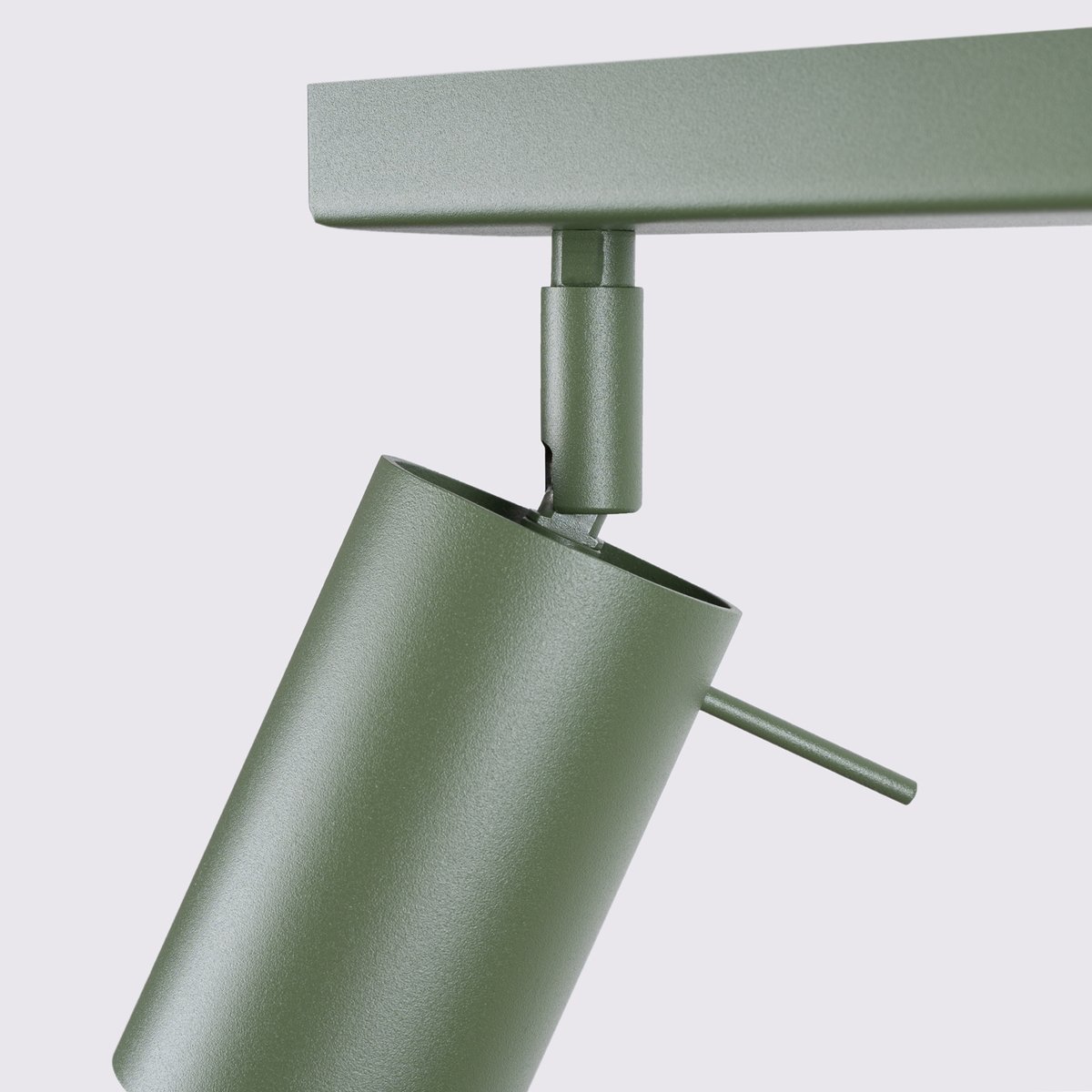 Plafonnier Acier Vert Olive GU10 4 Ring vert, EDEN