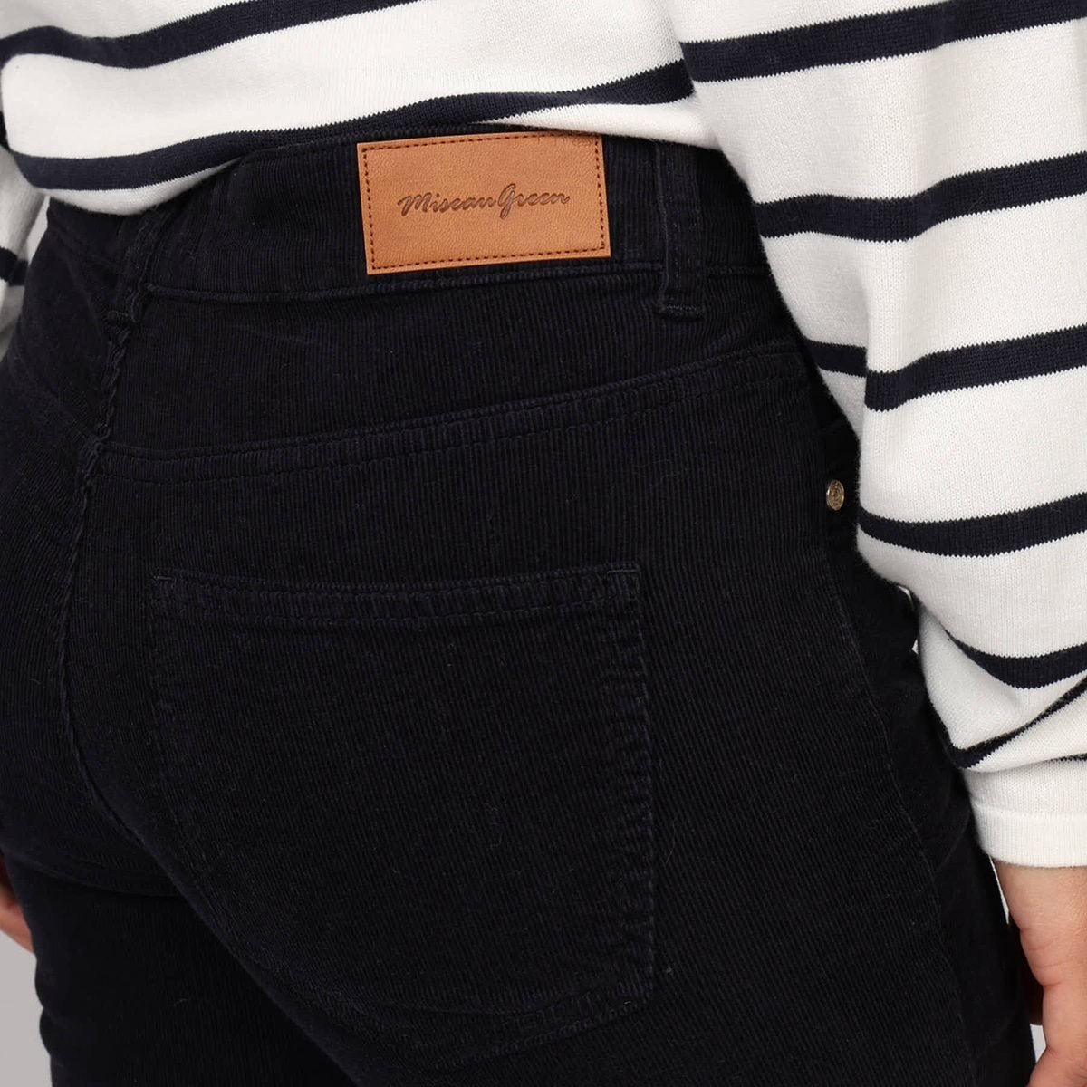 Pantalon Carter bleu marine, MISE AU GREEN