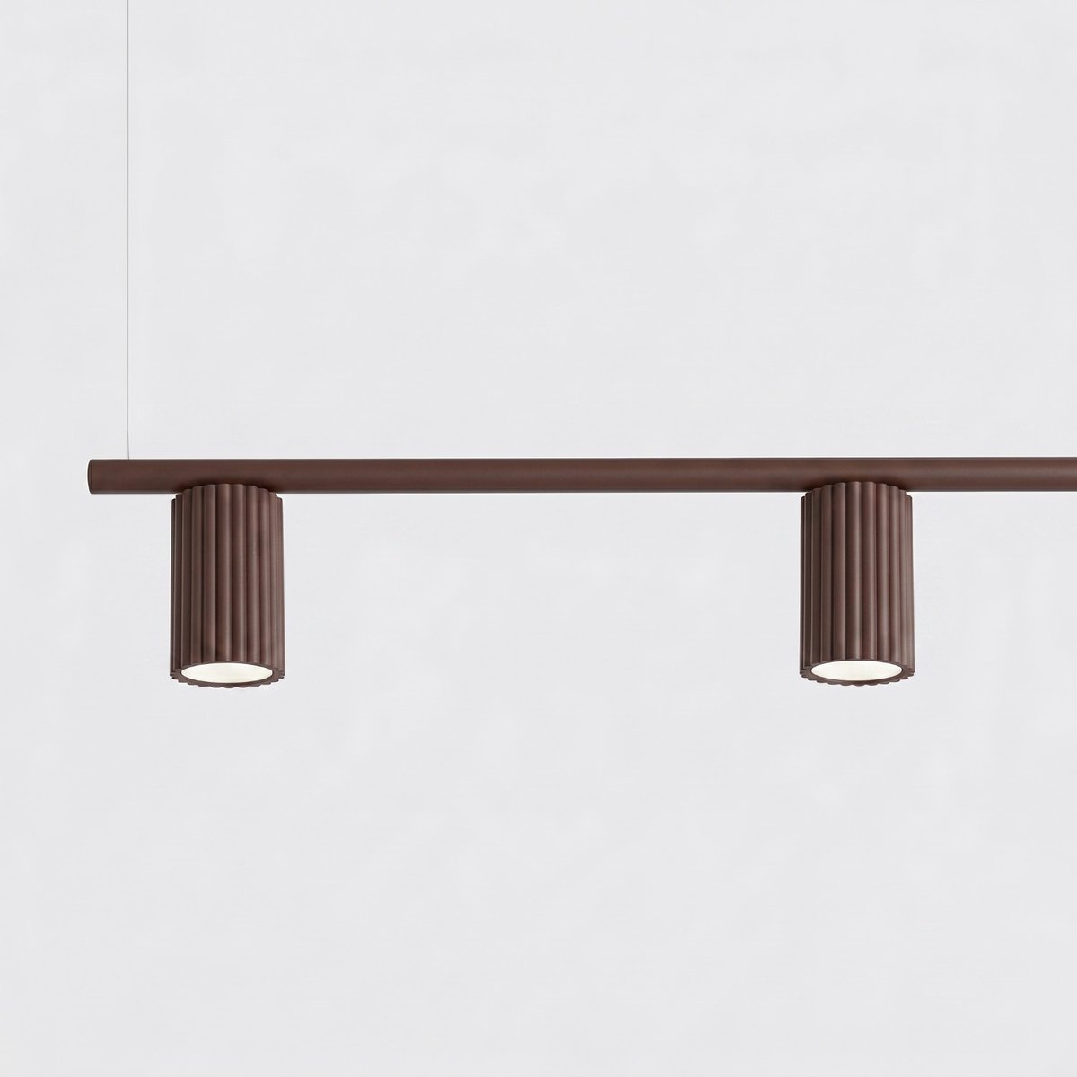 Lustre Aluminium Brun GU10 4 Karbon brun, EDEN