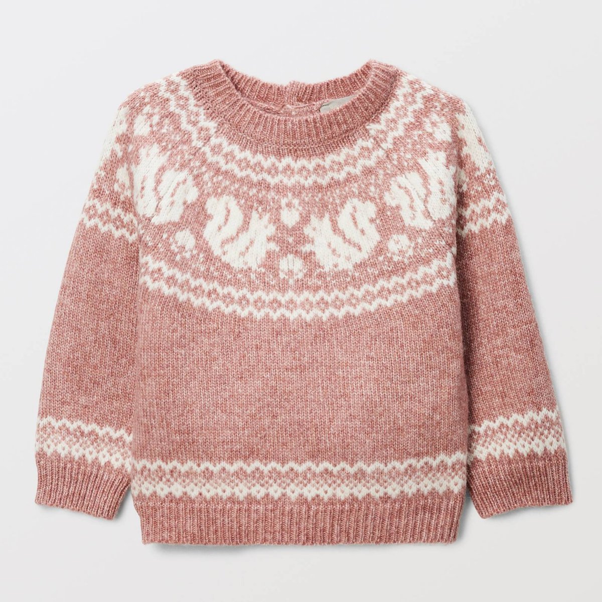 Pull jacquard imprimé tulipe, BOUT'CHOU