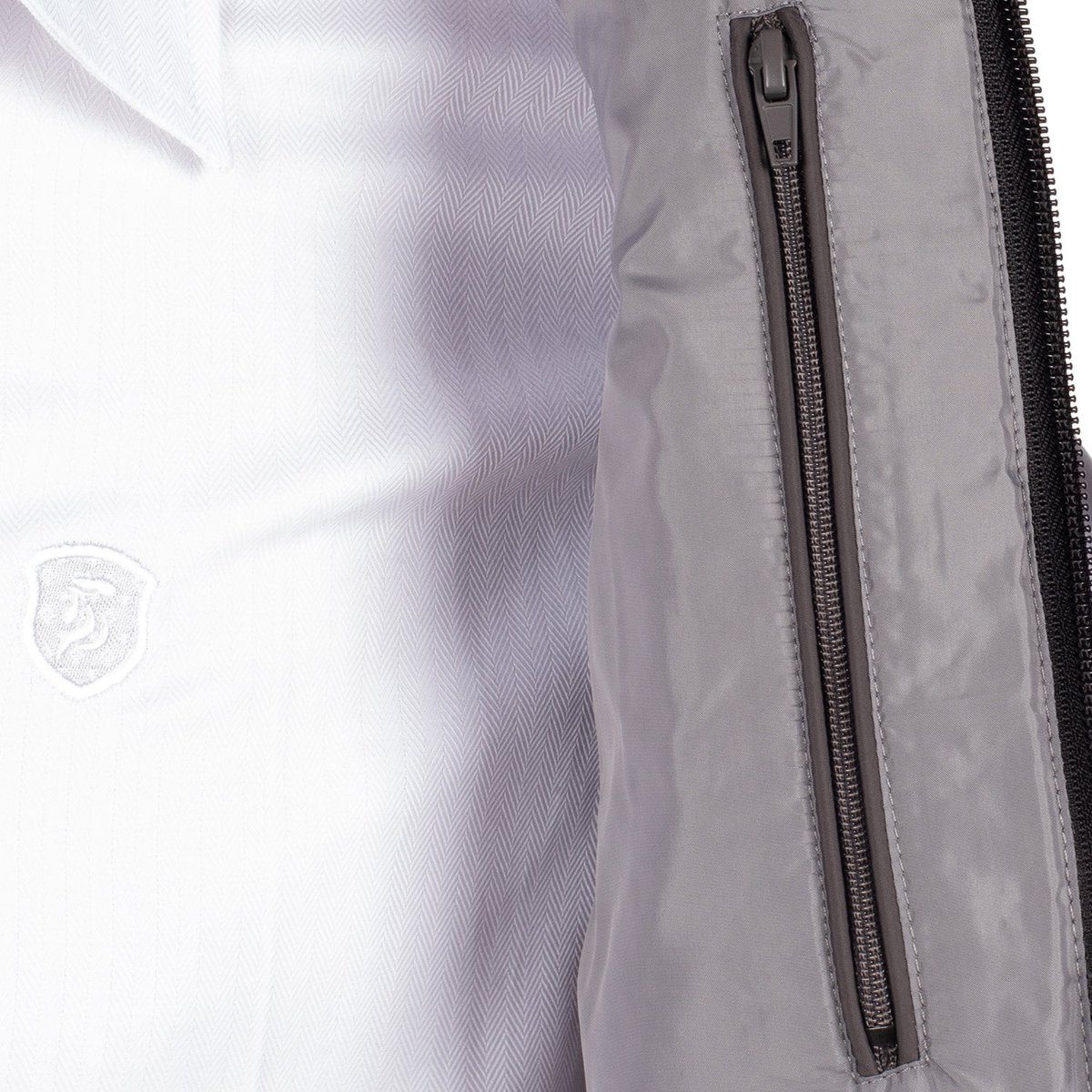 Doudoune sans manche patch noir, SHILTON