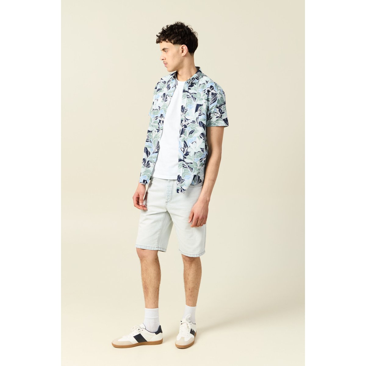 Chemise manches courtes multicolore, BONOBO