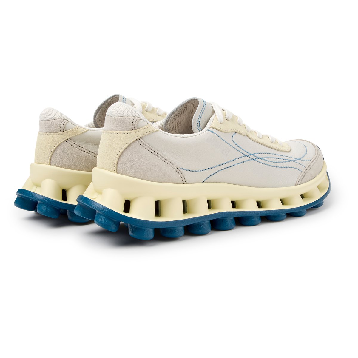 Baskets Pelotissima by Sunnei Smooth Leather blanc naturel 003, CAMPER