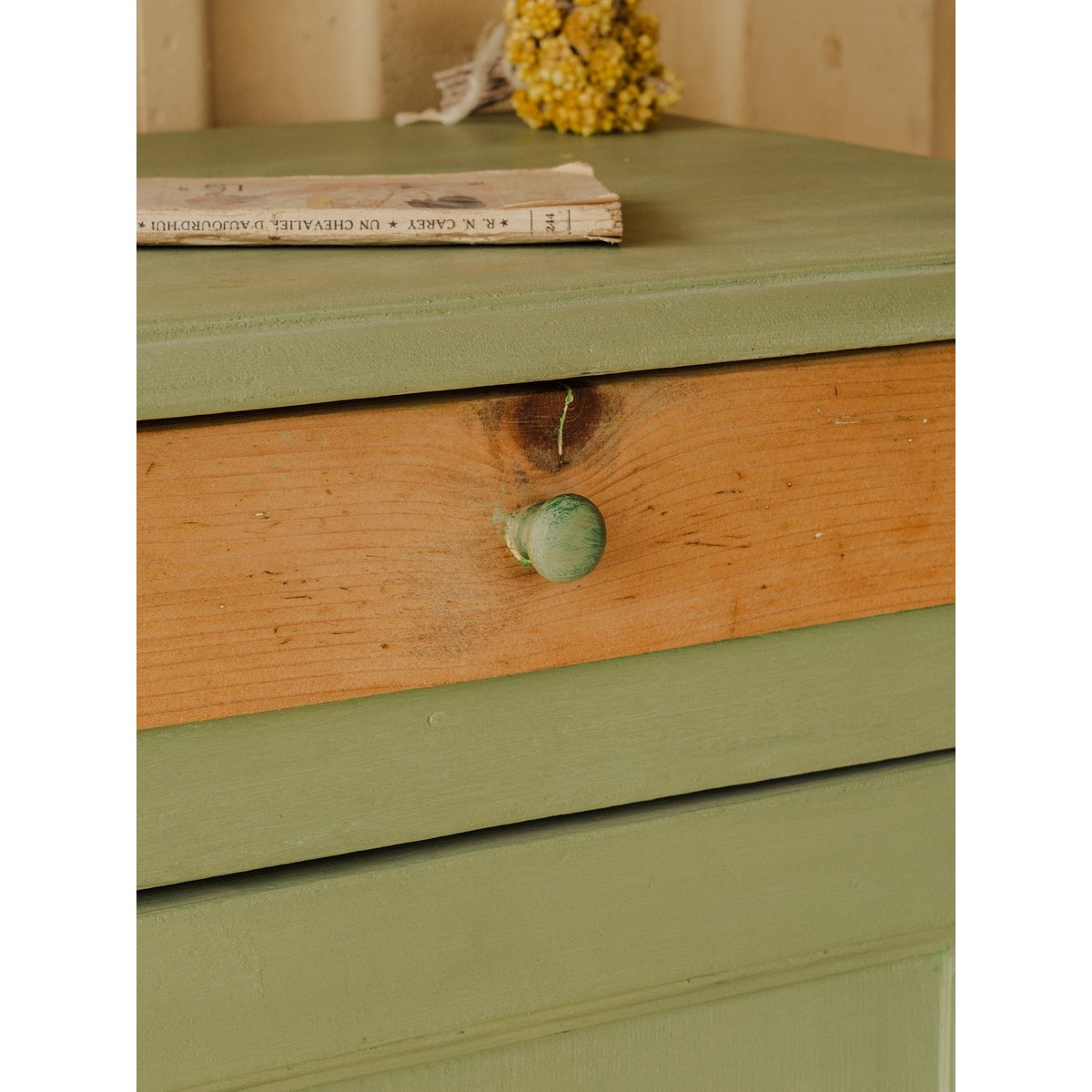 Confiturier en bois vert Gilbert N°1880 - Bon état vert, DEBONGOUT