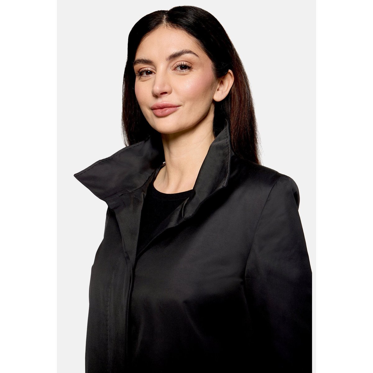 Veste d'été à col droit noir, GIL BRET
