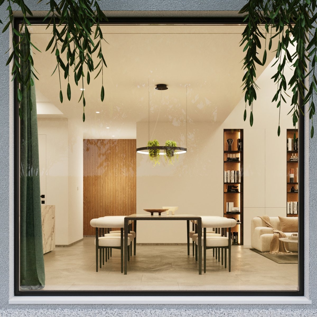 Lustre Aluminium Noir LED 1 Rio Bio noir, EDEN