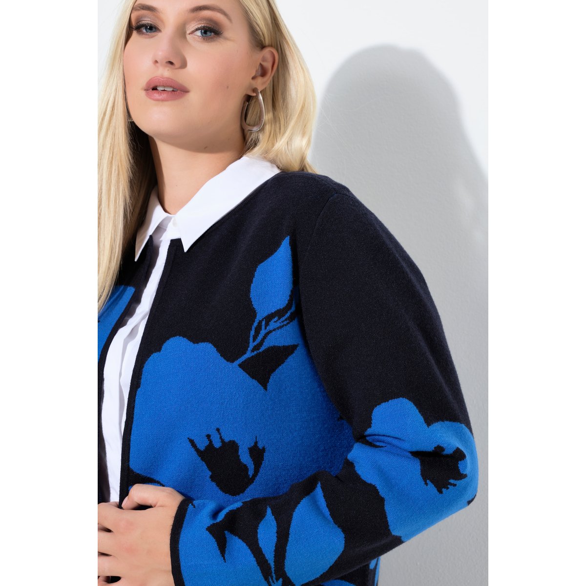 Cardigan double face marine, ULLA POPKEN