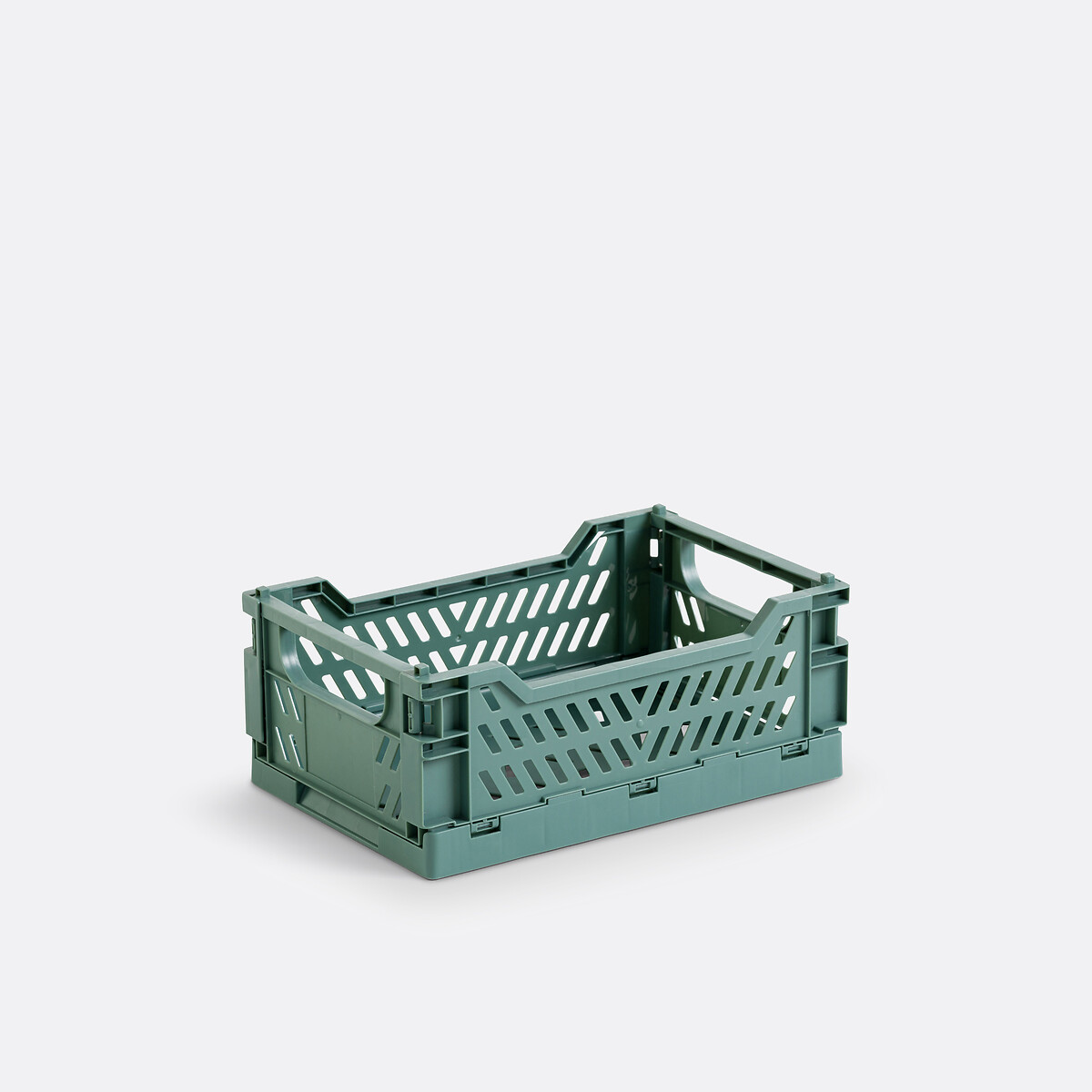 Baule/contenitore pieghevole 25,5x16,5 cm, Cageta salvia, LA REDOUTE INTERIEURS