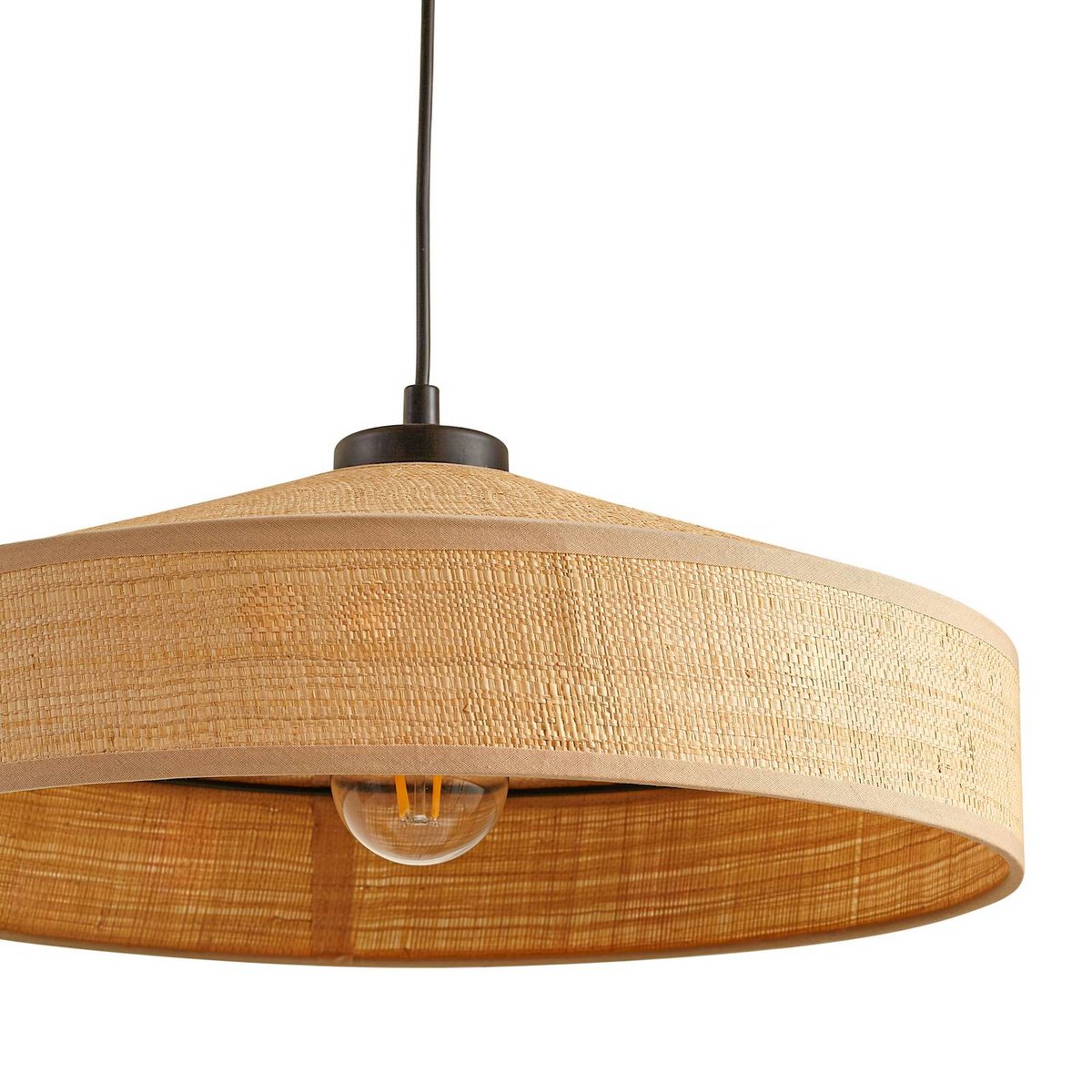 Suspension en bois scandinave, Haldor beige, LINDBY