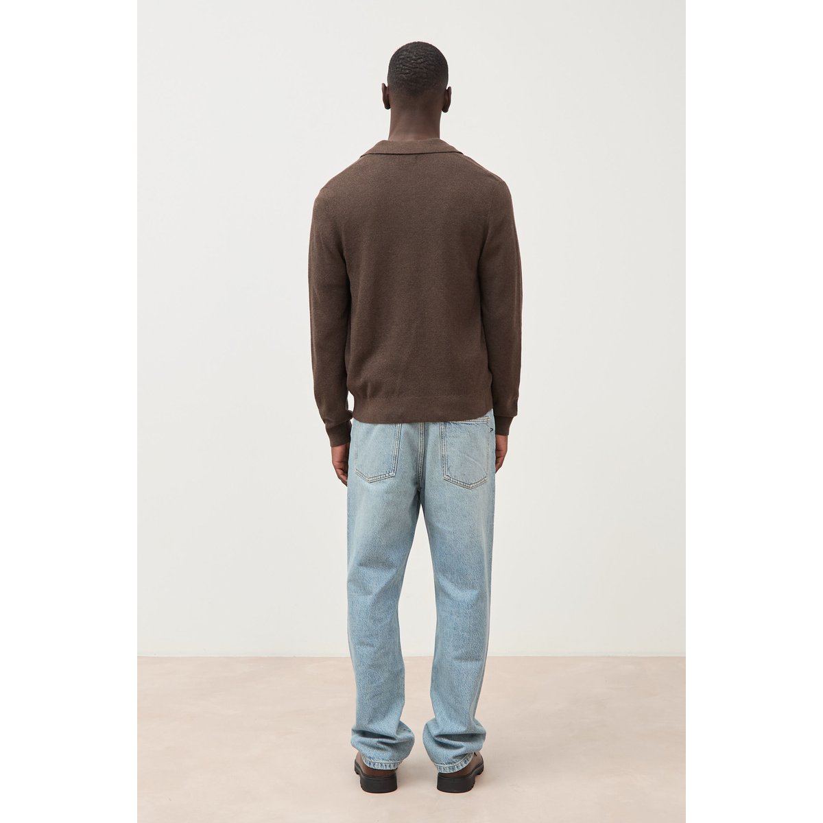Cardigan manches longues marron, BONOBO