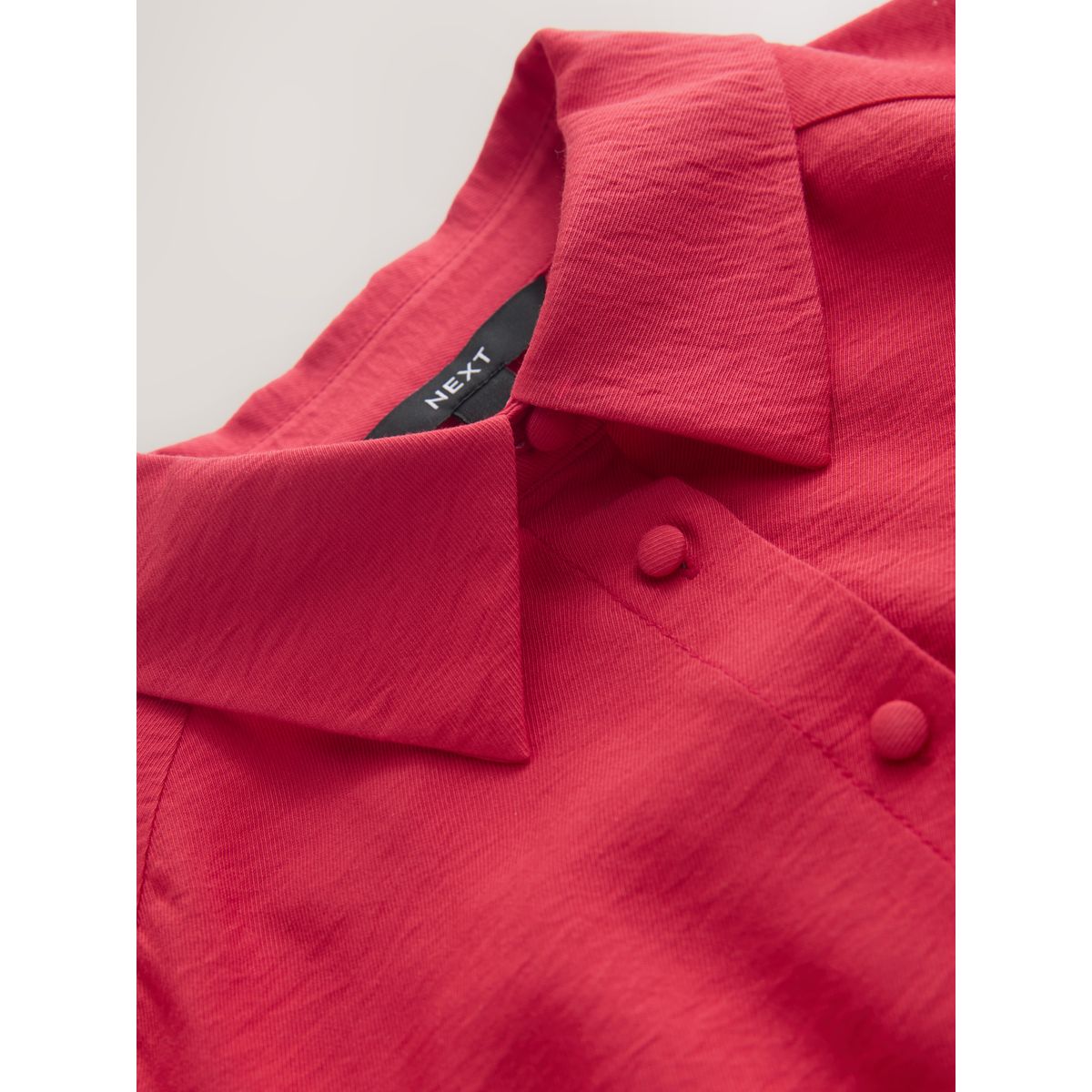 Robe chemise mi-longue cintrée rouge, NEXT