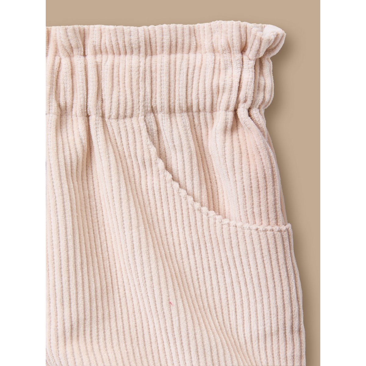 Short en velours vanille, CYRILLUS