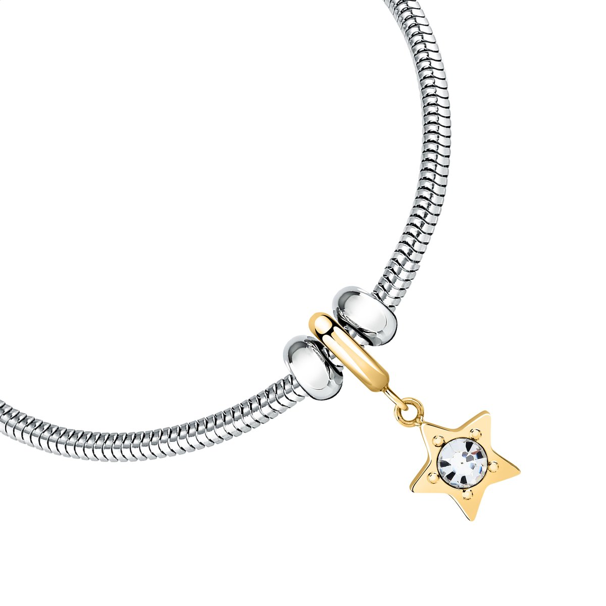 Bracelet DROPS stainless steel,yellow gold, MORELLATO