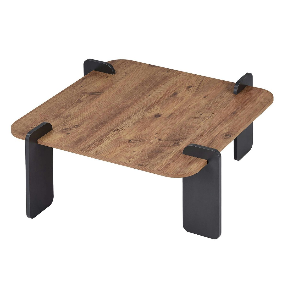 Table basse carrée en bois design MARFA pin, PIER IMPORT