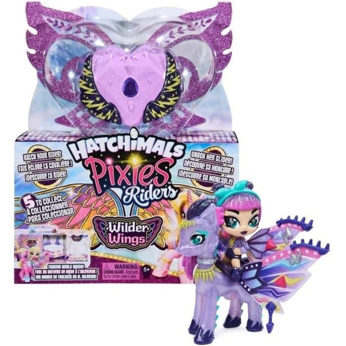 Figurine - Hatchimals - Fées Avec Magiques - Pixies Riders couleur unique, SPIN MASTER