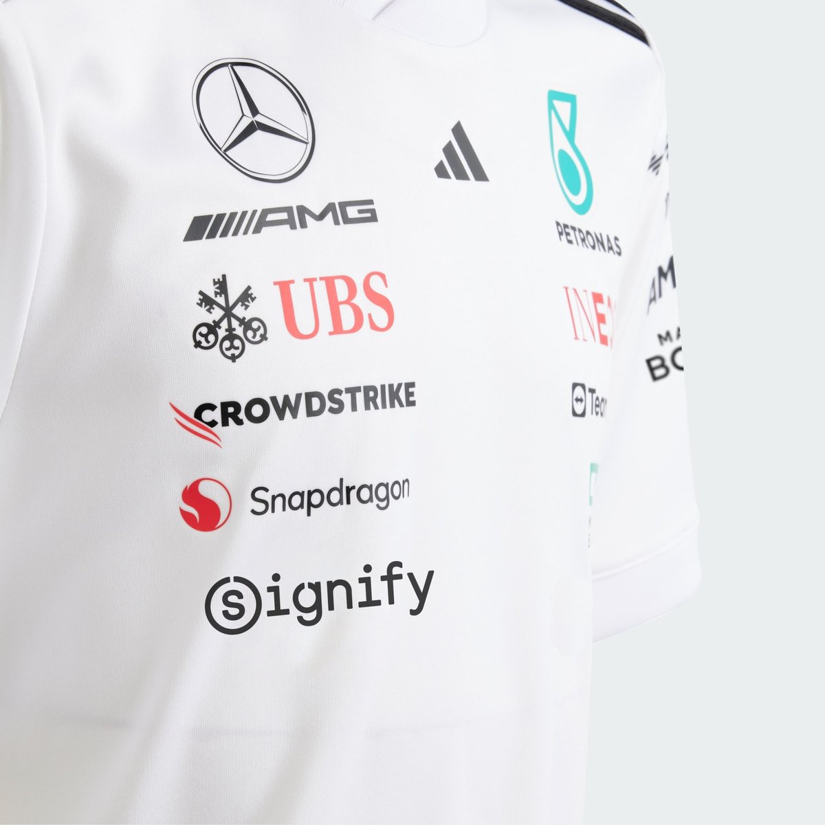 Maillot Pilote Mercedes - Amg Petronas Formula One Team Maillot Pilote Mercedes - Amg Petronas Formula One Team white / black, adidas Performance