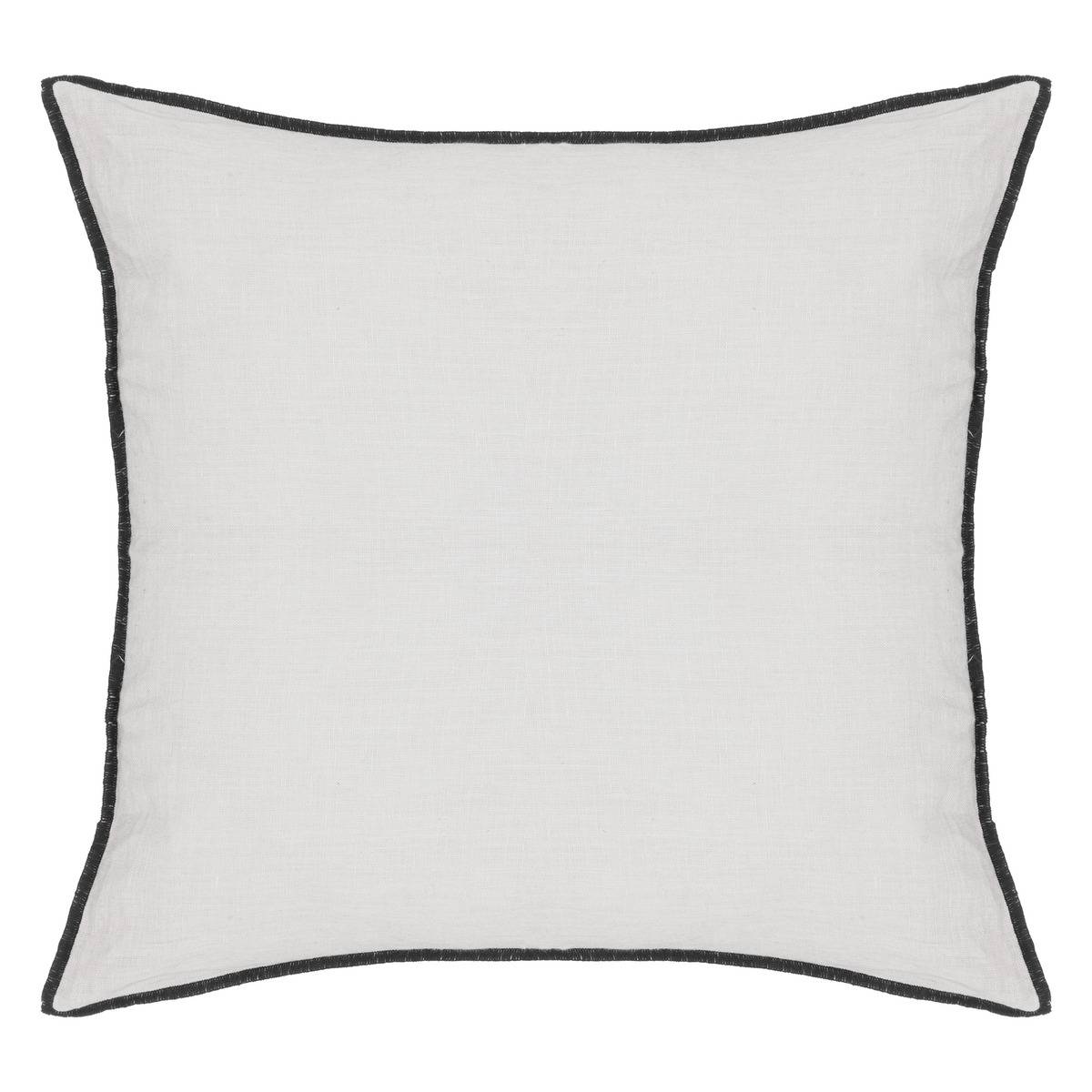 Coussin en coton LINAH blanc, ATMOSPHERA
