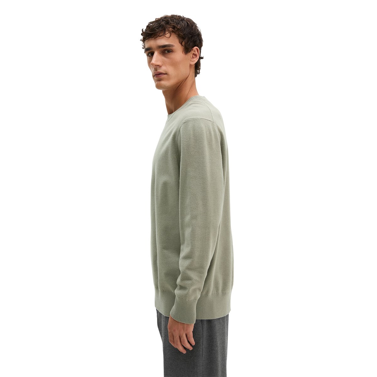 Pull ample aspect laine foulée gris, MARC O'POLO