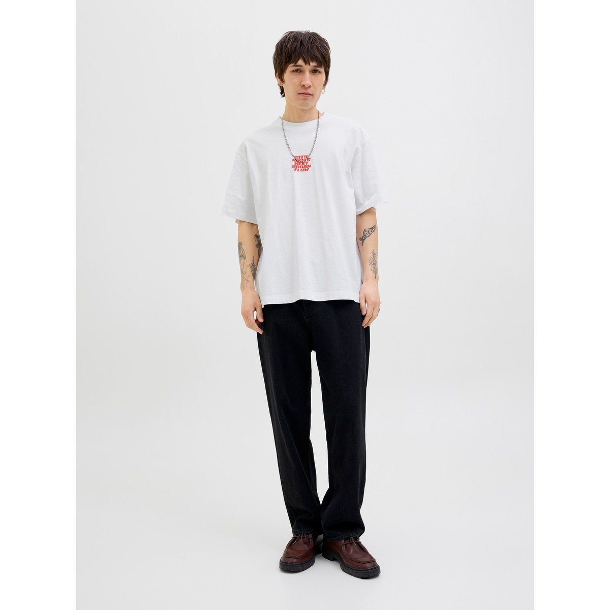T-Shirt bright white, JACK & JONES