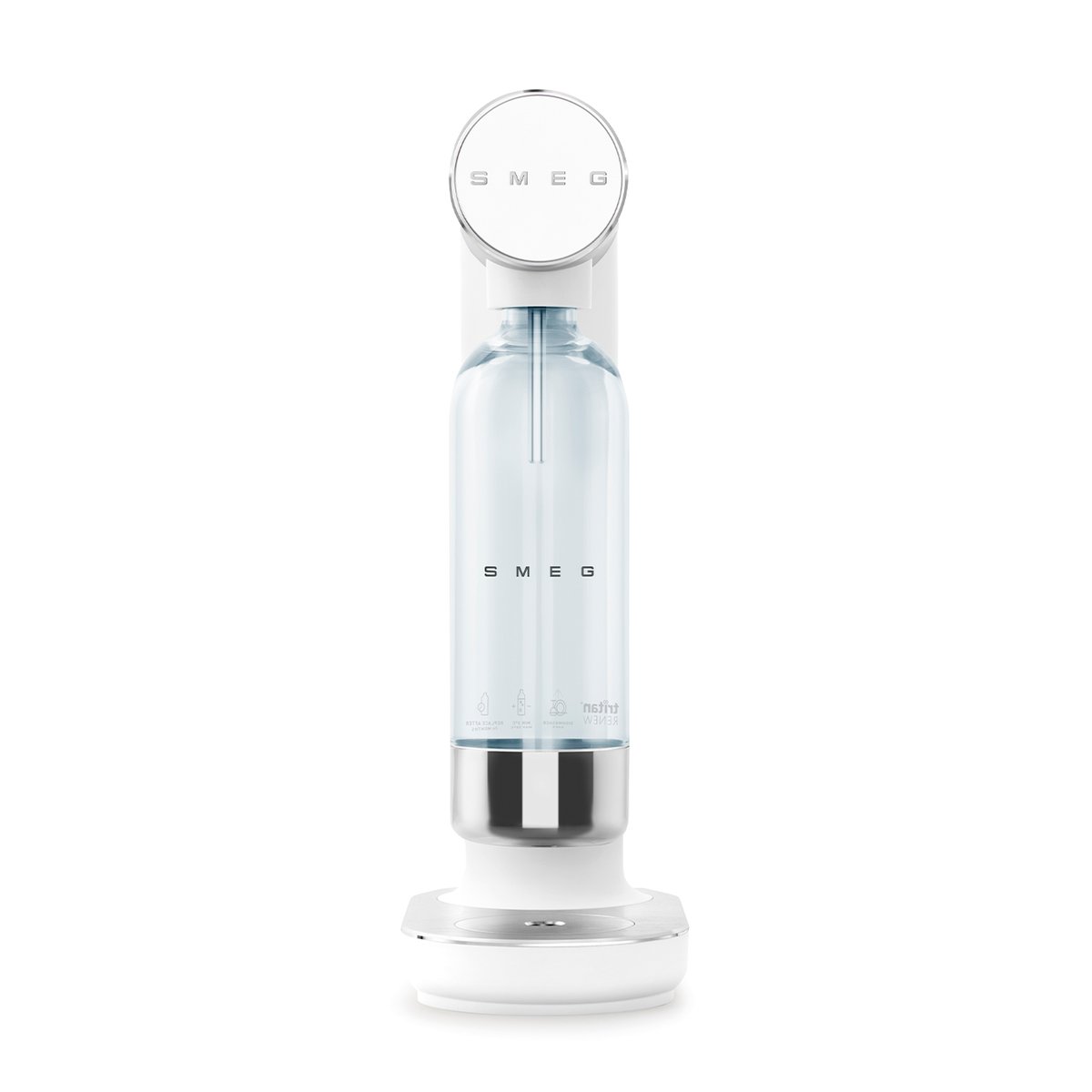 Machine à soda et eau gazeuse SKC01 blanc mat, SMEG
