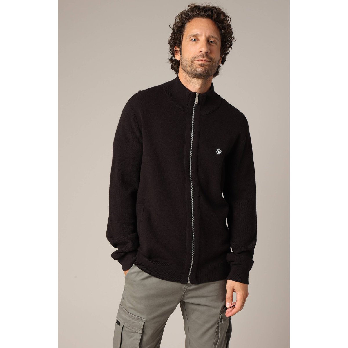 Gilet zippé pour homme casual à col montant
NOWEO black, DEELUXE