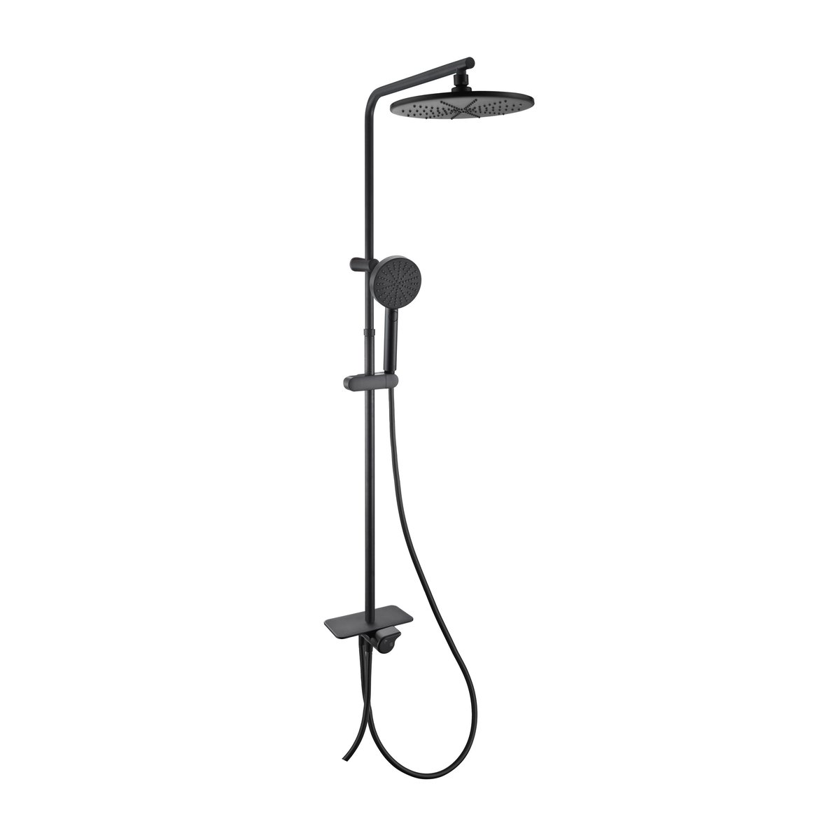 Colonne de douche en inox, EASY noir, SENSEA
