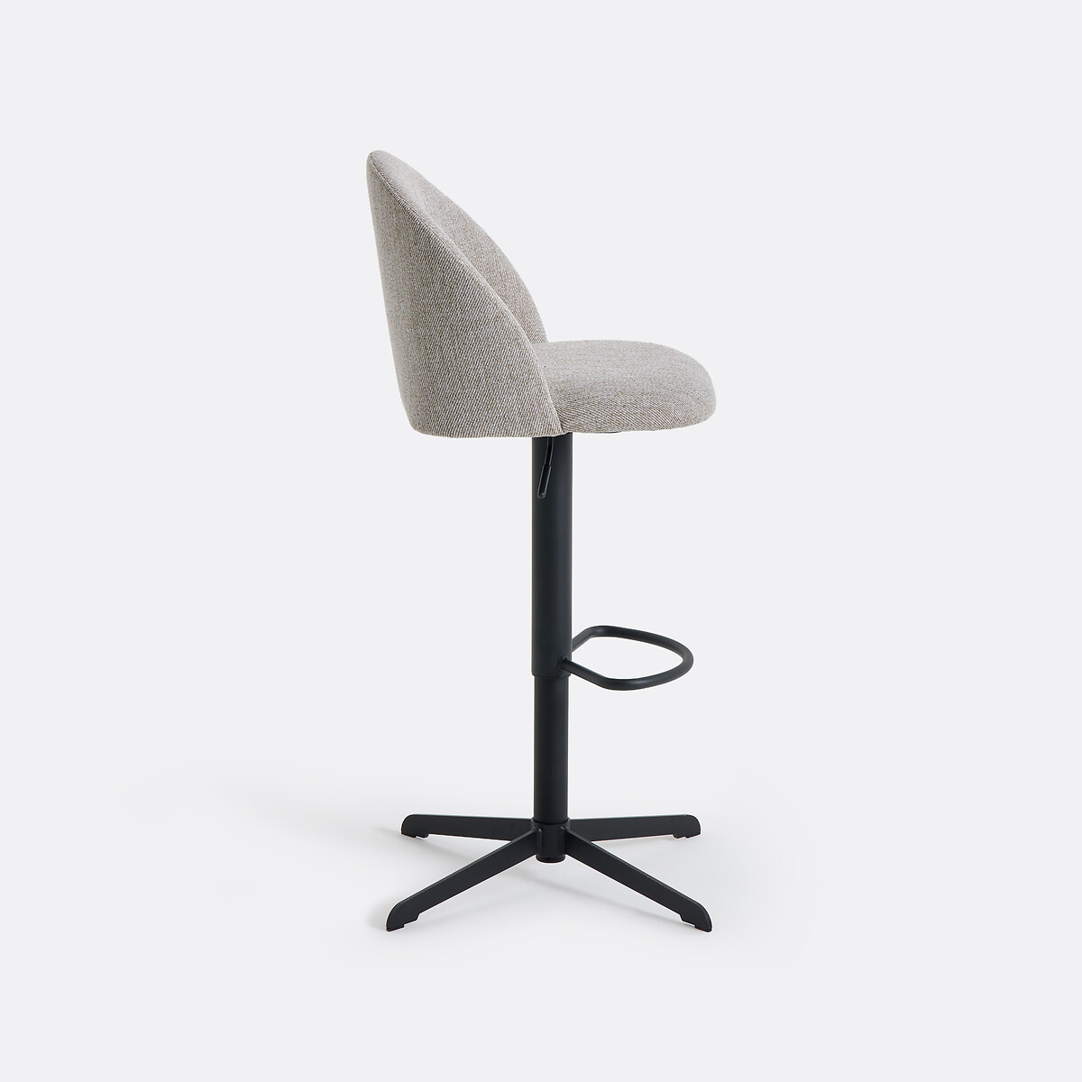 Chaise de bar réglable en hauteur Nordie beige chiné, LA REDOUTE INTERIEURS