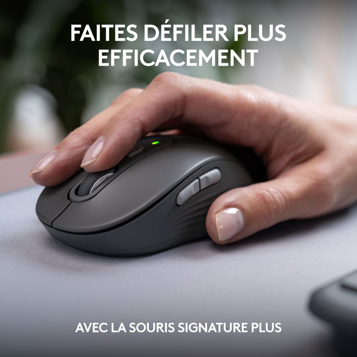 Clavier + Souris MK950 Signature Slim Bluetooth Graphite couleur unique, LOGITECH
