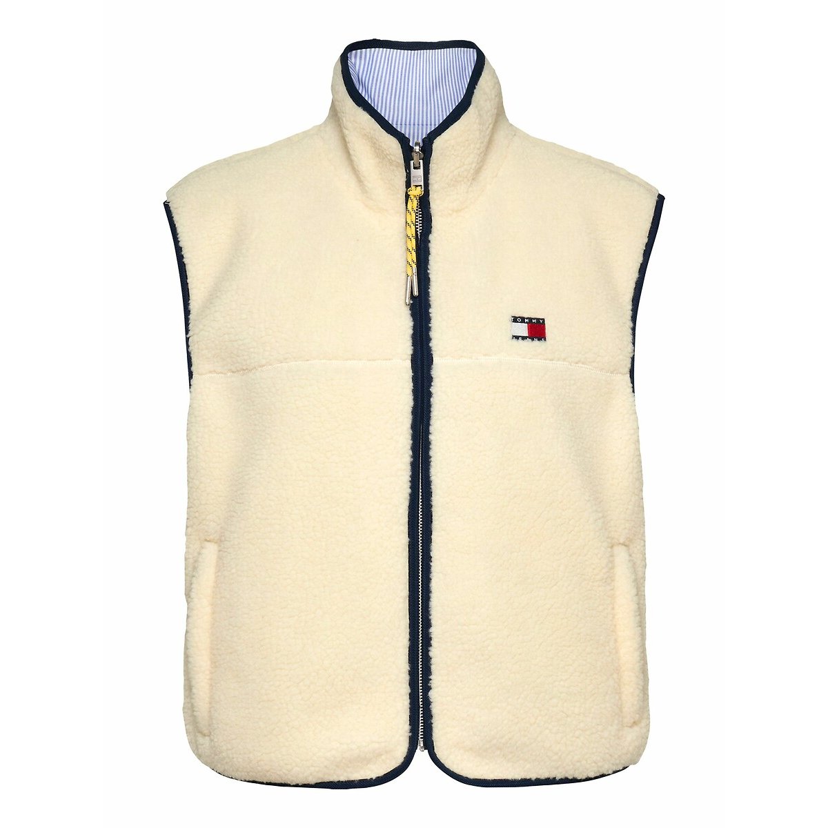 Reversible Gilet white, TOMMY JEANS