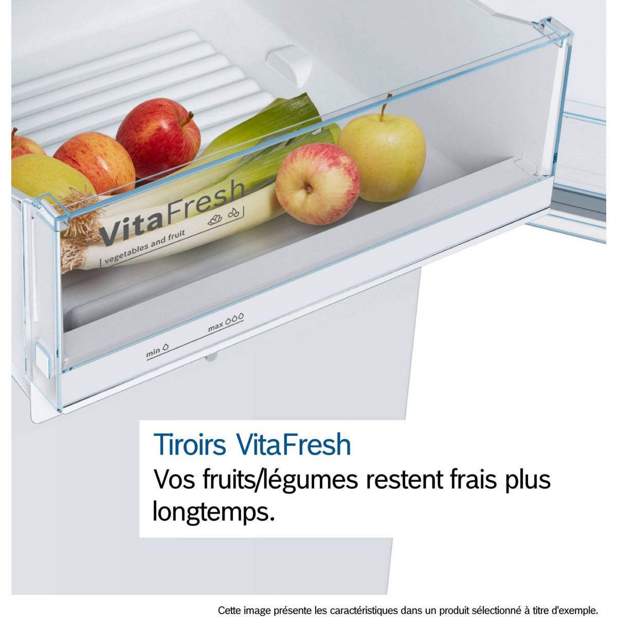 Réfrigérateur 1 porte KSV33VLEP inox, BOSCH
