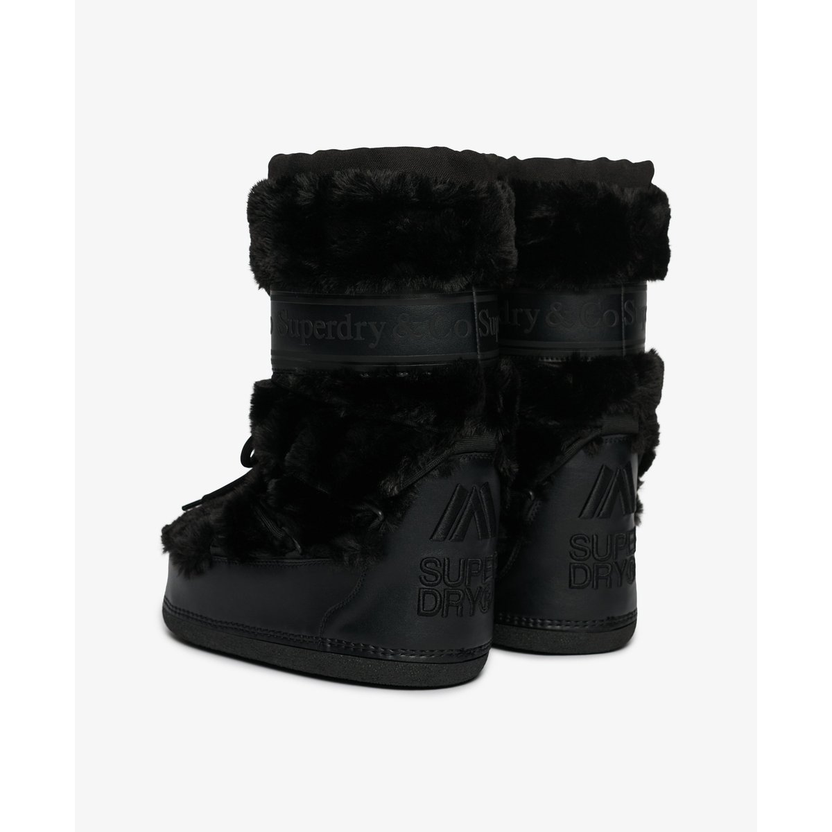 Bottes de Neige Borg Coupe Classique noir/noir, SUPERDRY