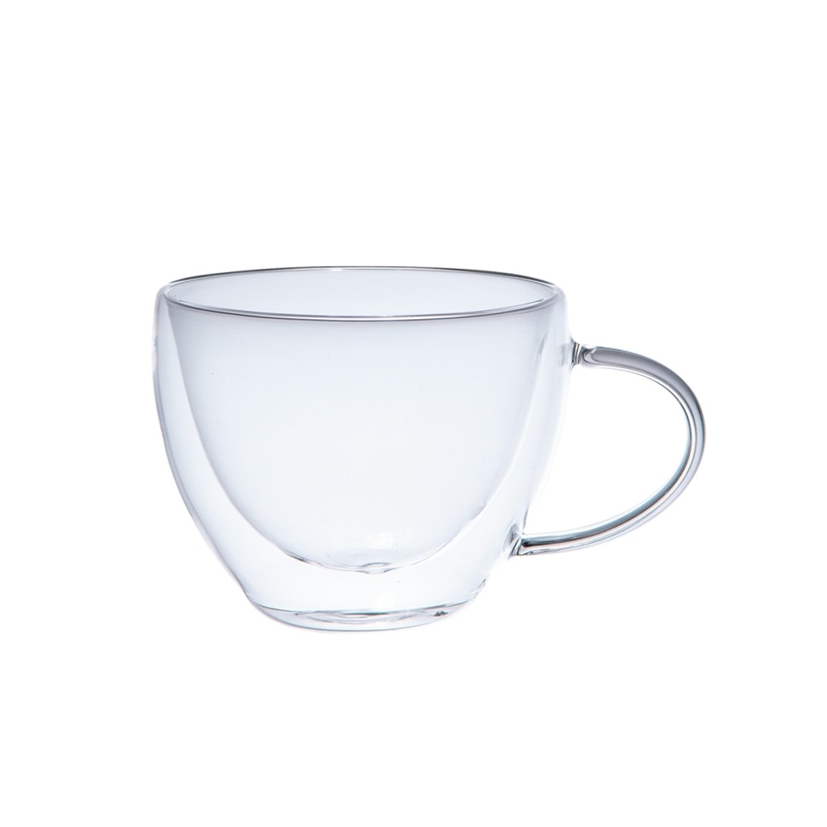 Set de 4 mugs de 24 cl Arô double paroi en verre borosilicate transparent / cristal, TABLE PASSION