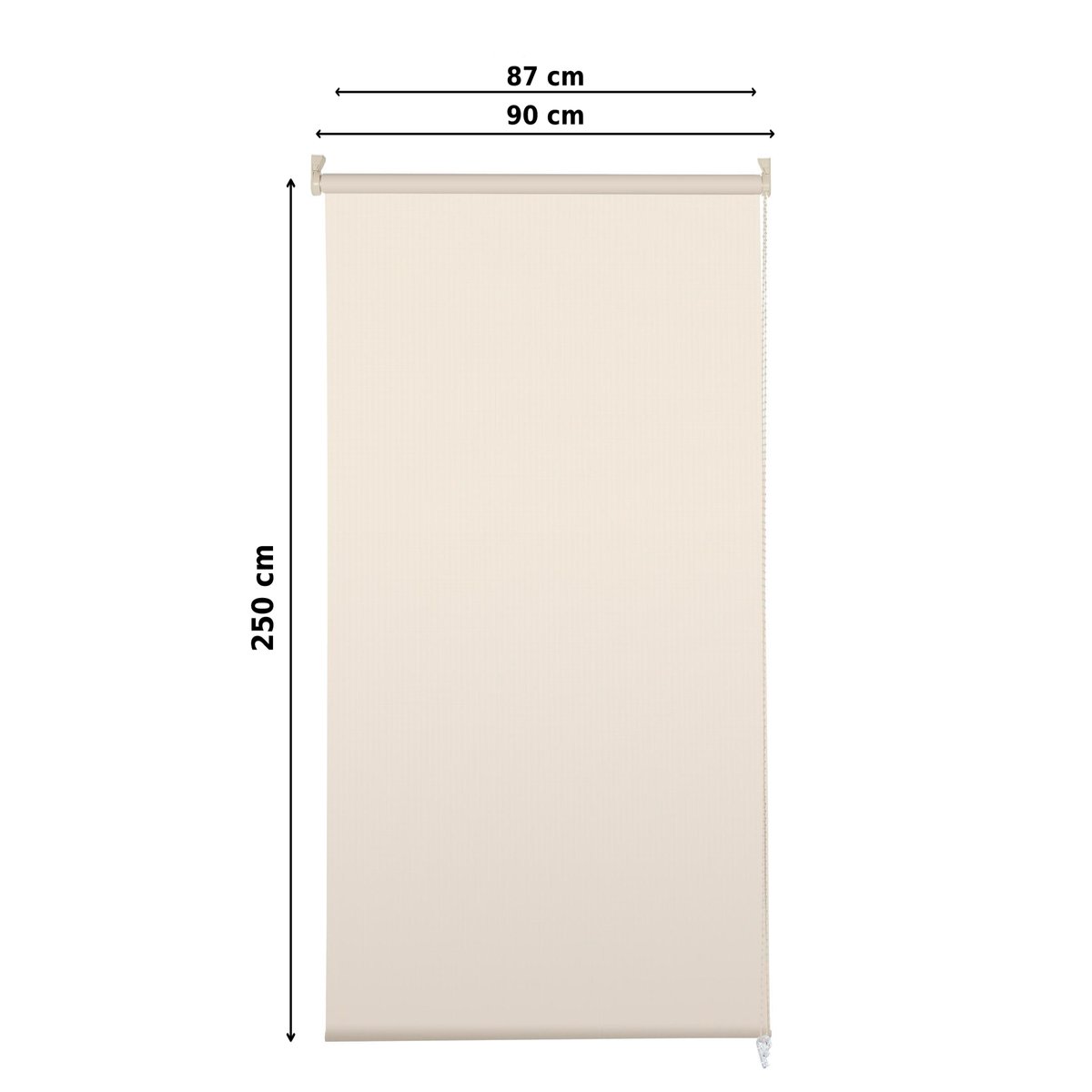 Store enrouleur tamisant lin - beige, INSPIRE