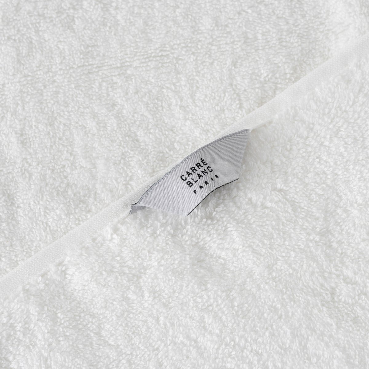 Serviette de toilette coton JAKÈ 2024 blanc, CARRE BLANC
