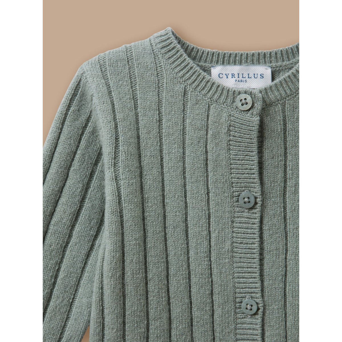 Ensemble grosses côtes vert pastel, CYRILLUS