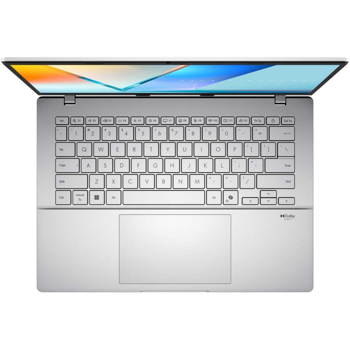 Ordinateur portable X1404VA-EB2258W ARGENT 14" Intel Core i3 1315U 8 Go RAM DDR4 SSD 512 Go couleur unique, ASUS