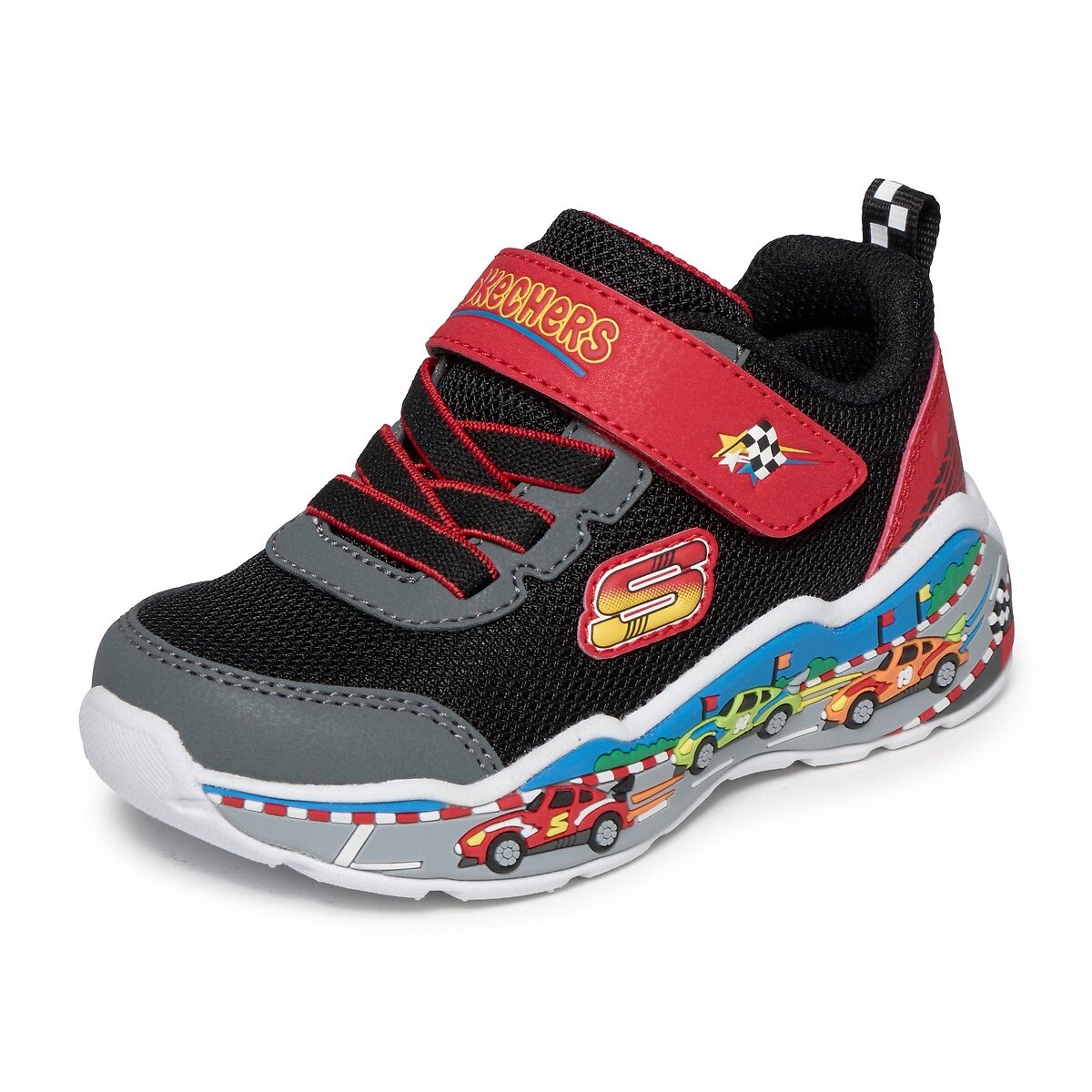 Play Scene trainers black/red, SKECHERS